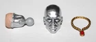 DESTRO - Head Neck Peg Necklace Set - GIJOE CLASSIFIED SERIES 03 6" Scale 1/12