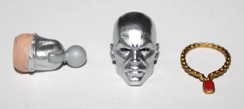 DESTRO - Head Neck Peg Necklace Set - GIJOE CLASSIFIED SERIES 03 6" Scale 1/12