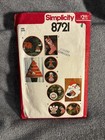 VTG SIMPLICITY Christmas Holiday CRAFTS 8721 SEWING PATTERN ~ 1978 — photo 1