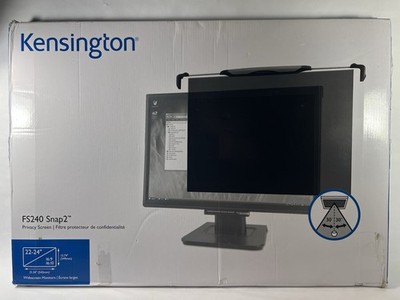 Kensington FS240 Snap2 Privacy Screen 22 24  Widescreen Monitor Filter  Unused