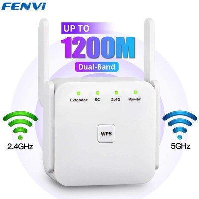 5Ghz WiFi Repeater AC1200 WLAN Booster WiFi Extender Verstärker 2,4G/5GHz WLAN