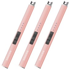 RAYONNER Electric Candle Lighter USB Rechargeable Flameless Plasma Windproof Ros
