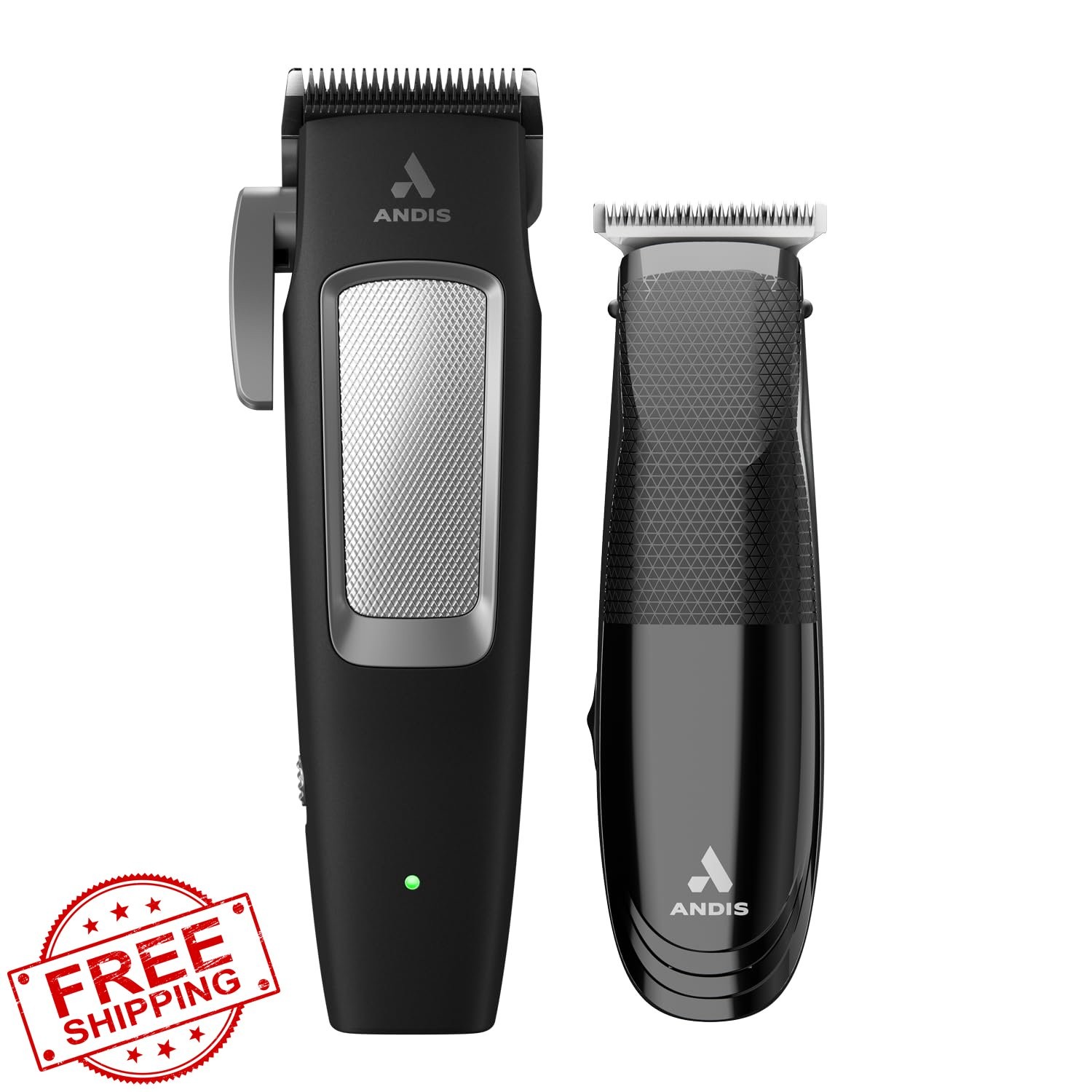 Andis 561506 Cordless Hair Clipper Trimmer Combo Kit Black