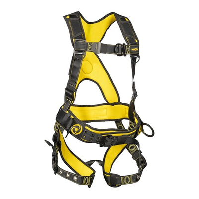 #ad Guardian 21030 Cyclone Construction Harness with Waist Pad Side D Rings OSHA $136.05