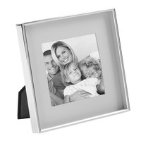 Fink Bilderrahmen Fotomaß 10X10 Cm Quadratischer Rahmen Versilberter Fotorahmen