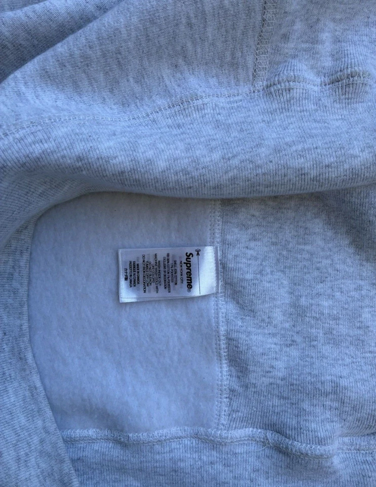 Sudadera con Capucha Supreme Camo Gris Ceniza Logo Caja Talla Grande, FW23 Foto 4 de 4