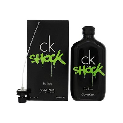 Ck One Shock 6.7 Oz Eau De Toilette Spray by Calvin Klein Box for Men