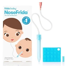 Frida Baby NoseFrida SnotSucker for Baby, Nasal Aspirator with 24 Extra Hygiene