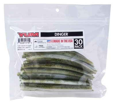 Yum Lures Dinger 5 Inch Watermelon Pearl Fishing Lure Bulk Lot