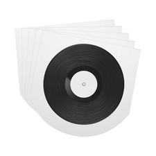 25 Pcs Vinyl Outer Sleeves 7" x 6.8" for 7" Single LP Storage