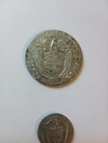 4- Monete Panama anni '60,1/2,.10,.25,Centsesimo - Foto 9 di 11