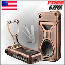 Pipe Lighter with Stand, 3 Collapsible Pipe Cleaning Tools,Soft Flame Lighter