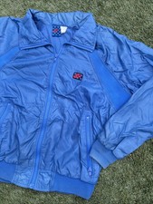 VTG Nike John McEnroe Tennis Jacket 1980's Attack M OG 85 Mac Checkered Blue