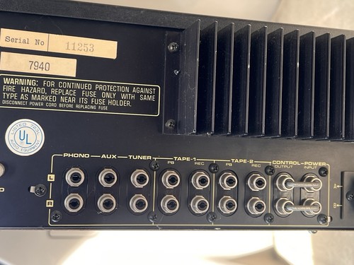 Fisher Integrated DC Stereo Amplifier CA-2120 Tuner Aux Phono Equalizer - Bild 13 von 20