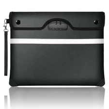 6200F 15x11.8 Inch Fireproof Document Bag with Lock Zipper Reflective Strip