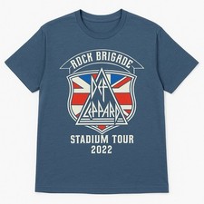 Def Leppard Rock Brigade Stadium Tour 2022 Band Tee Shirt 2XL Concert