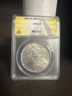 1892 Morgan Silver Dollar ANACS MS 61