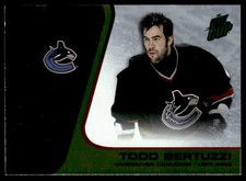 2002-03 PACIFIC QUEST FOR THE CUP GOLD Todd Bertuzzi /325 Vancouver Canucks #95