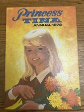 Princess Tina Annual 1972 Vintage Hardback Book Illustrated