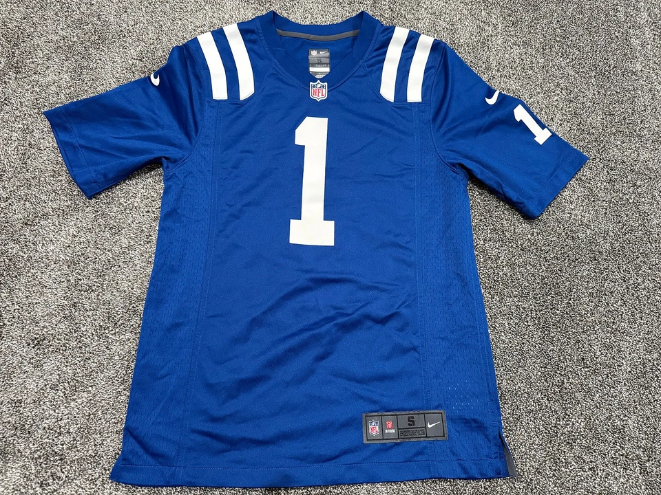 PAT MCAFEE Indianapolis Colts SIGNED Autograph Football Jersey PSA COA Nike S - Image 3 of 3