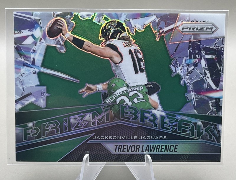 2025 Panini Prizm - Prizm Break Trevor Lawrence #1 Green Prizm