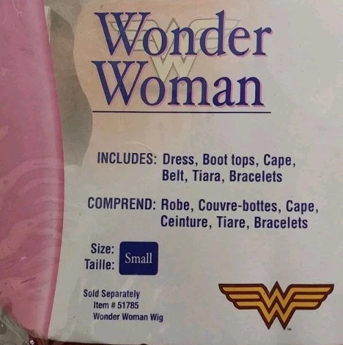Secret Wishes Wonder Woman Adult Womens Costume Small                      B0815 - Image 2 of 3