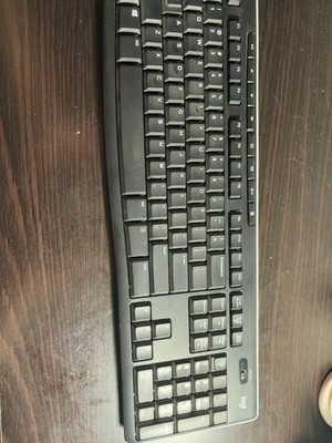 Logitech K270 Wireless Keyboard w/ Original USB Receiver - Tested & Working