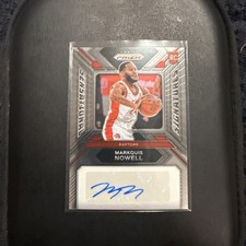 2023-24 Panini Prizm - Sensational Signatures Markquis Nowell #SS-MN (AU, RC)