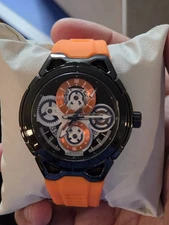 Activa X Invicta Men's Watch - 44mm Case -  Orange Band (ACW9349-001)