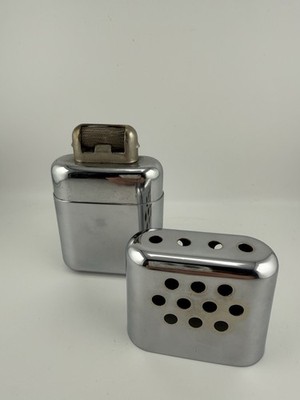 Jon-E Vintage Hand Warmer Silver Metal Large Size