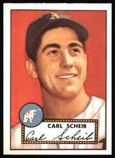 1983 Topps 1952 Reprint Series Carl Scheib #116 Philadelphia Athletics