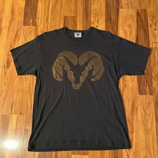 Vintage Lee Dodge Ram T Shirt XL Black Gold Logo Made in USA Truck Tee