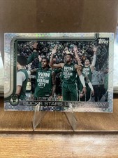 2025-26 topps basketball Milwaukee Bucks Team Card Silver Net Foil #281 SP
