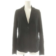 Used Max Mara Line Jersey Tailored Jacket Lightweight S Black AT OS Ladies Ve