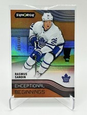 Rasmus Sandin 2019-20 Upper Deck Synergy Exceptional Beginnings Orange 309/399