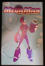 MEGA MAN FULLY CHARGED 1 BOOM 2ND PRINT VARIANT COMIC SIMEONE RINEHART 2020 NM