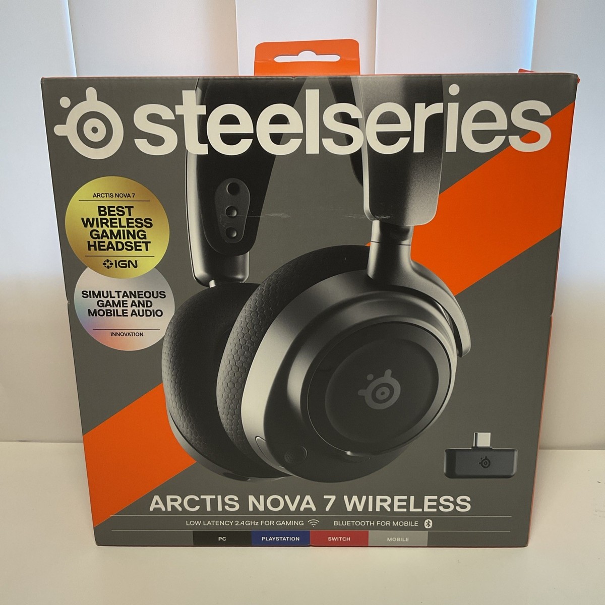 SteelSeries Arctis Nova 7 Wireless Over-Ear Gaming Headset