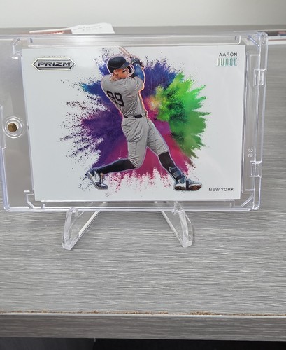 Aaron Judge #7 2025 Panini Prizm Color Blast card