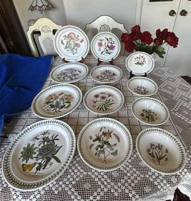 Portmeirion- Botanic Garden-variety Of Plates:dinner, lunch and