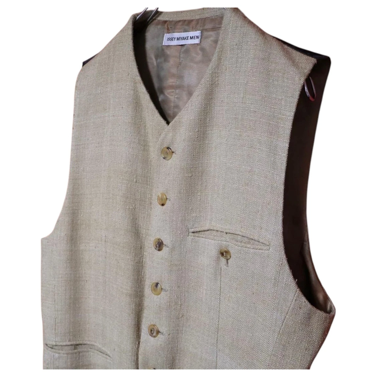 ISSEY MIYAKE Coats, Jackets & Vests for Linen Outer Shell Men for
