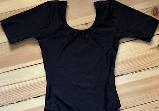 Euro tex Turnanzug Unisex Erwachsene Kurzarm Lycra Schwarz MAGA200/40/1K