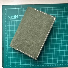 Green Cowhide Leather A6 Notebook Cover, Hobonichi Original Paperback Journal Ca