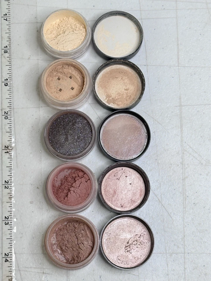 BareMinerals Lot of 5 Loose Mineral Makeup Foundation Blush Eyeshadow Glimmer - Image 2 of 4