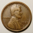 1927 S Lincoln Wheat Cent Penny F-VF  "Actual Coin Pictured"