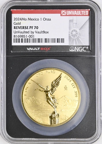 2024 MEXICO 1OZ REVERSE PROOF GOLD LIBERTAD NGC REVERSE PF70