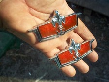1970-1988 Caprice Classic Quarter Panel Emblem Set Set Red