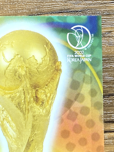 Free Shipping Panini 2002 World Cup Card W1 The Trophy Japanese Edition - Picture 4 of 10