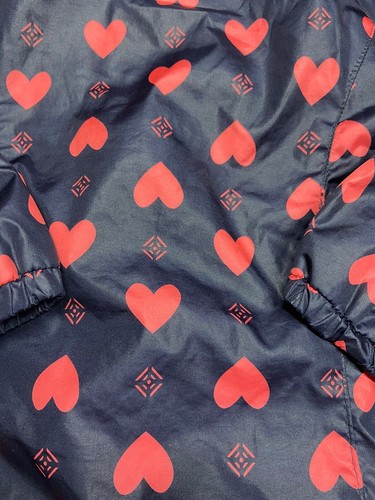 Osh Kosh B’gosh Girls 4T Spring Navy Pink Hearts Jacket Excellent Condition - Picture 11 of 11