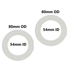 Toto Toilet Flush Valve Seal for 3  1/8" OD  2  1/8" ID or 80 X 54mm 2 pack 