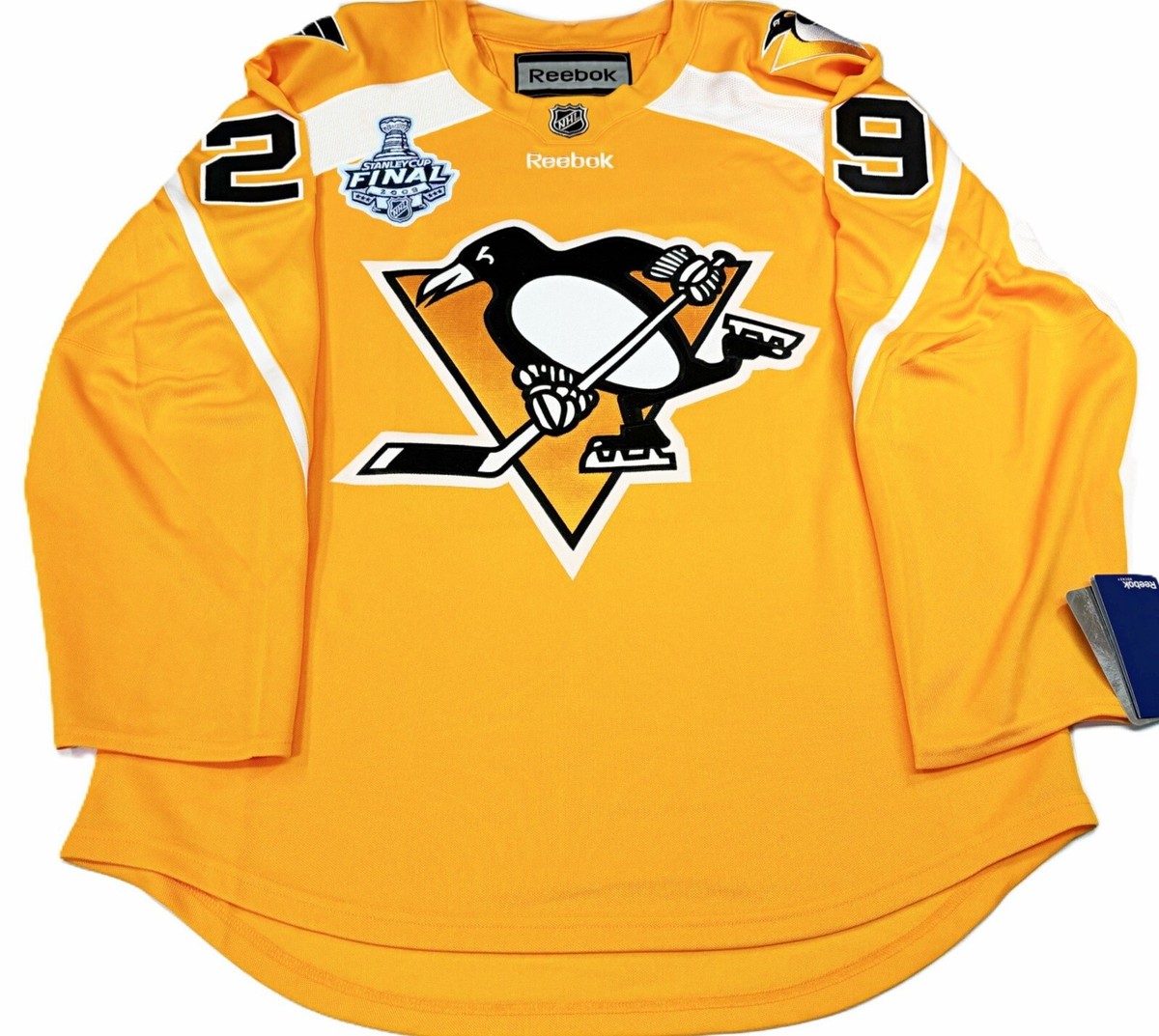 SM* MARC-ANDRE FLEURY PITTSBURGH PENGUINS 2009 STANLEY CUP RBK